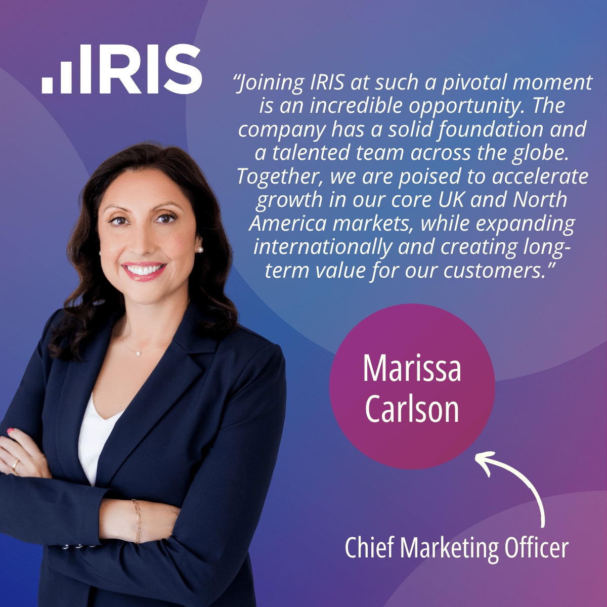 IRIS Software Group Appoints Marissa Carlson as Chief Marketing Officer to Accelerate Growth and Market Expansion Globally