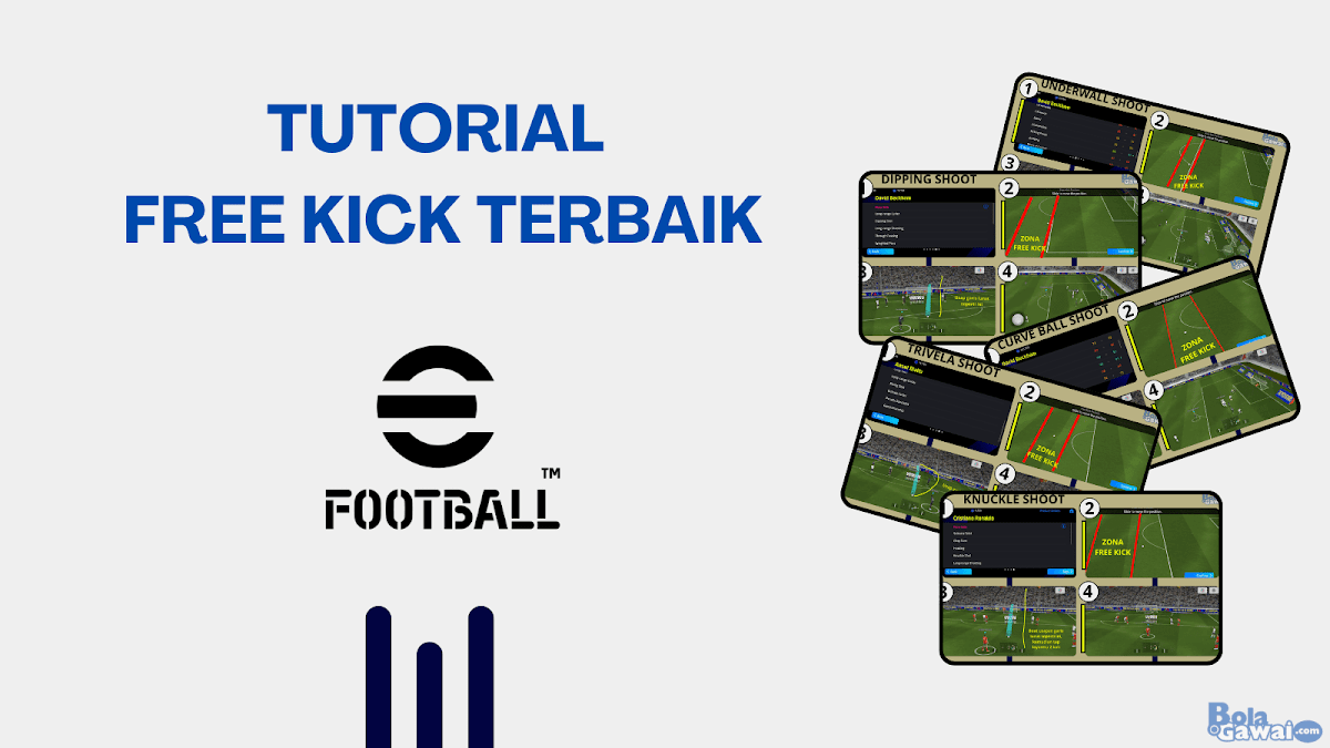 Tricks on how to do the best free kick on eFootball 2025 Mobile