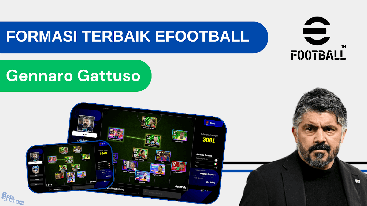 Gennaro Gattuso’s Best Formation in eFootball 2026