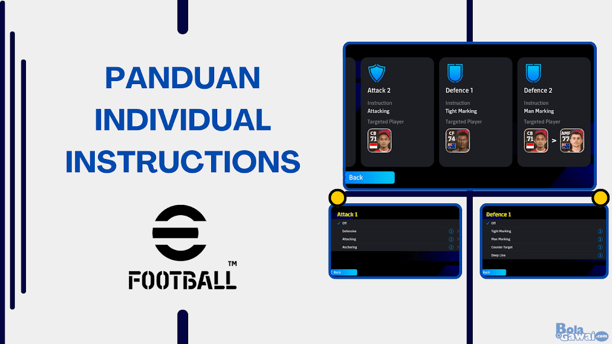 Complete explanation of Individual Instructions in eFootball 2026