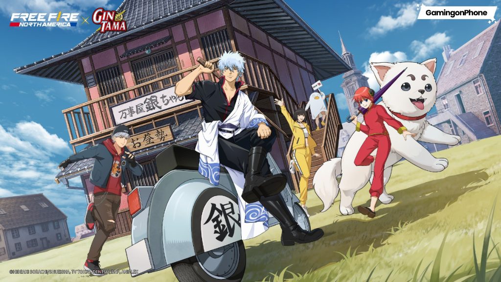 The Free Fire x GINTAMA collaboration brings a bundle of iconic characters, weapons, prizes, and more this April in North America