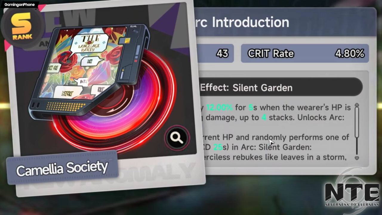 How to Get the Baicang Special Camellia Society Arc in Neverness to Everness